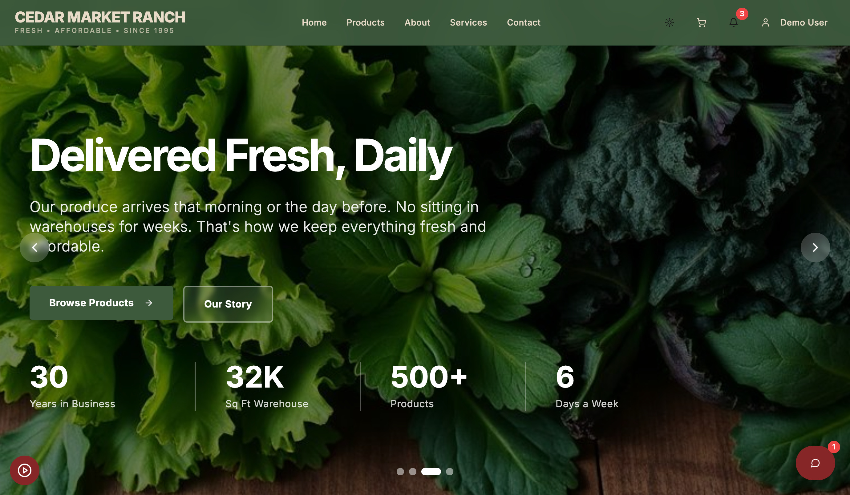 Cedar Market Ranch - Farm to Table E-commerce